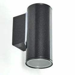 hofstein Applique murale d'extérieur Brachy LED Noir, 2 lumières