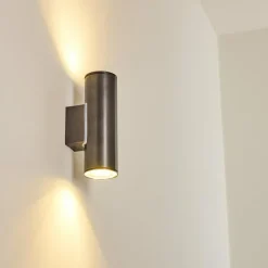 hofstein Applique murale d'extérieur Brachy LED Anthracite, 2 lumières