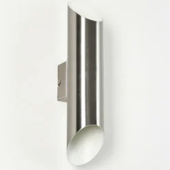 hofstein Applique murale d'extérieur Saulcy LED Acier inoxydable, 2 lumières