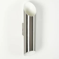 hofstein Applique murale d'extérieur Saulcy LED Acier inoxydable, 2 lumières