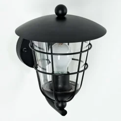 Luminaires Rustiques-hofstein Applique murale d'extérieur Sonvil Noir, 1 lumière