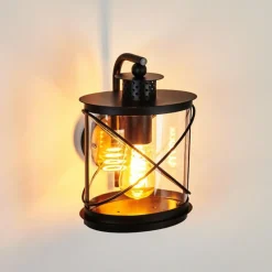 hofstein Applique murale d'extérieur Chamesol Noir, 1 lumière