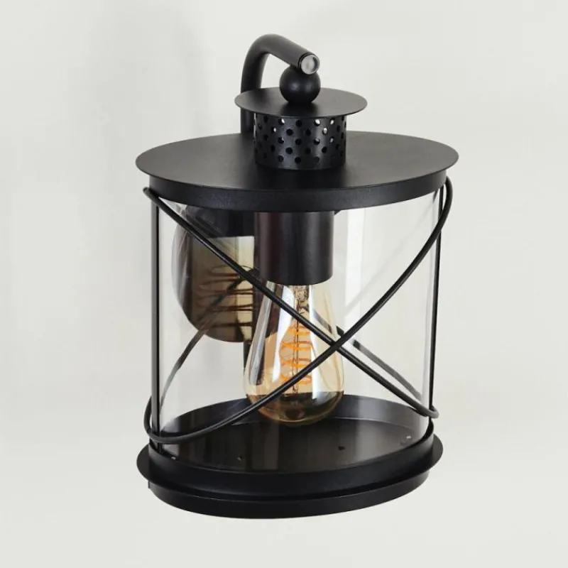 hofstein Applique murale d'extérieur Chamesol Noir, 1 lumière