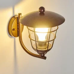 Luminaires Rustiques-hofstein Applique murale d'extérieur Sonvil Brun, 1 lumière