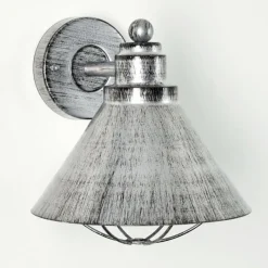 hofstein Applique murale d'extérieur Valonne Argenté, 1 lumière