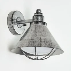 hofstein Applique murale d'extérieur Valonne Argenté, 1 lumière