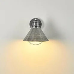 hofstein Applique murale d'extérieur Valonne Argenté, 1 lumière