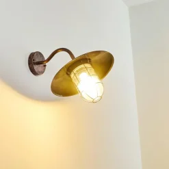 Luminaires Rustiques-hofstein Applique murale d'extérieur Oricourt Bronze, 1 lumière