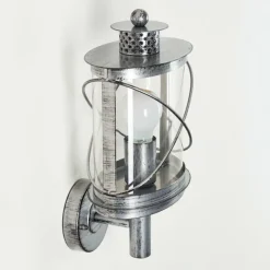 hofstein Applique murale d'extérieur Chamesol Brun, Argenté, 1 lumière