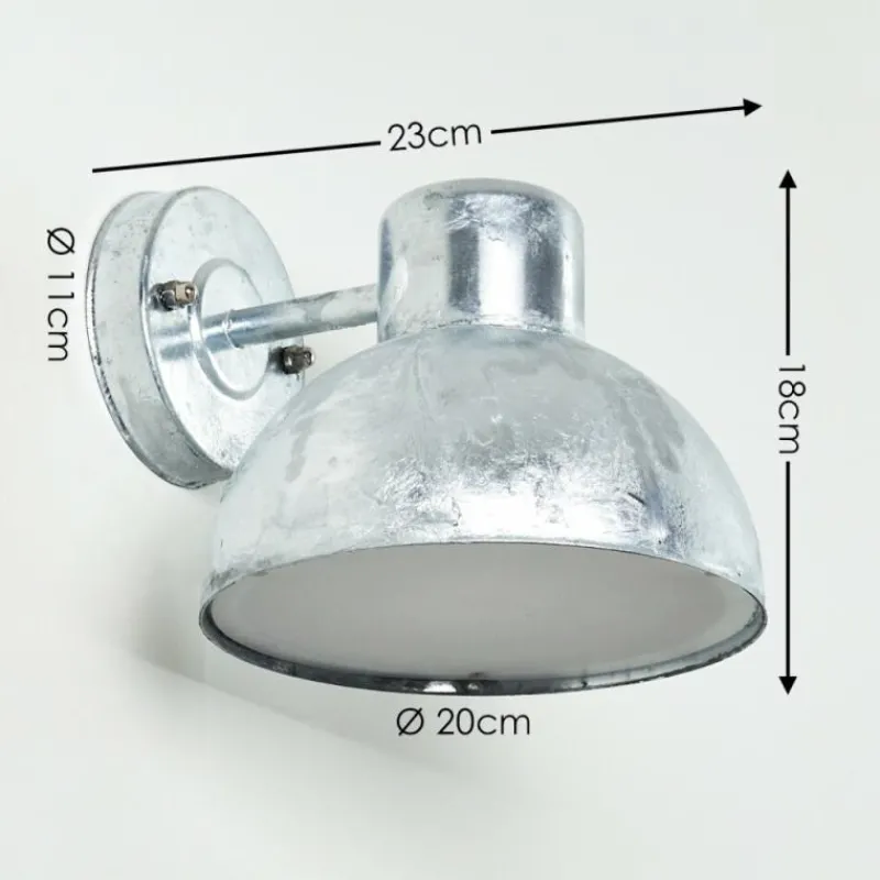 hofstein Applique murale d'extérieur Fezzou Zingué, 1 lumière