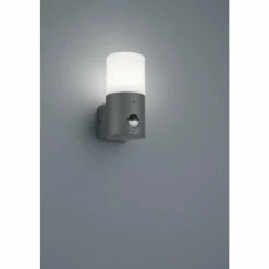 Luminaires Trio Applique murale d'extérieur Trio HOOSIC Anthracite, 1 lumière, Détecteur de mouvement