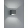 Luminaires Trio Applique murale d'extérieur Trio ADAJA LED Anthracite, 2 lumières