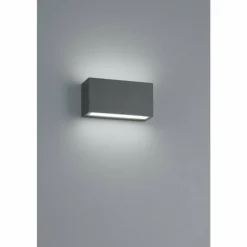 Luminaires Trio Applique murale d'extérieur Trio TRENT LED Anthracite, 1 lumière