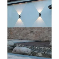 Luminaires Trio Applique murale d'extérieur Trio COLORADO LED Anthracite, 2 lumières