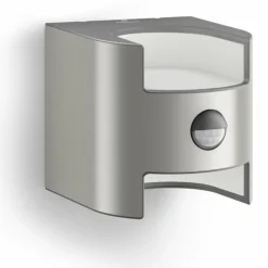 Luminaires Philips Applique murale d'extérieur Philips Grass LED Acier inoxydable, 2 lumières, Détecteur de mouvement