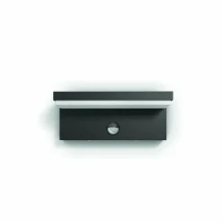 Luminaires Philips Applique murale d'extérieur Philips Bustan LED Anthracite, 2 lumières, Détecteur de mouvement