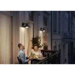 Luminaires Philips Applique murale d'extérieur Philips Cormorant Noir, 1 lumière