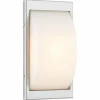 Luminaires LCD Applique murale d'extérieur LCD Emden LED Acier inoxydable, 1 lumière
