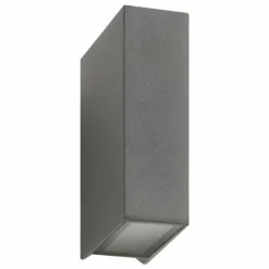 Luminaires LCD Applique murale d'extérieur LCD Lingen LED, 2 lumières