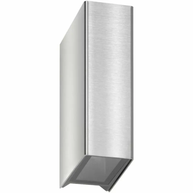 Luminaires LCD Applique murale d'extérieur LCD Lingen LED Acier inoxydable, 2 lumières