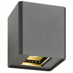 Luminaires LCD Applique murale d'extérieur LCD Siegen Gris, 2 lumières