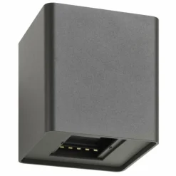 Luminaires LCD Applique murale d'extérieur LCD Siegen Gris, 2 lumières