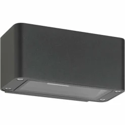 Luminaires LCD Applique murale d'extérieur LCD Eschwege LED Gris, 4 lumières