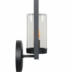 Luminaires Rustiques-Luminaires Lucide Applique murale d'extérieur Lucide NISPEN Noir, 1 lumière