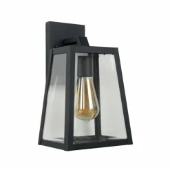 Luminaires Rustiques-Luminaires Lucide Applique murale d'extérieur Lucide MATSLOT Noir