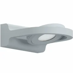 Luminaires Eglo Applique murale d'extérieur Eglo ROALES LED Argenté, 1 lumière