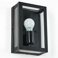 hofstein Applique murale d'extérieur Caudry Noir, 1 lumière