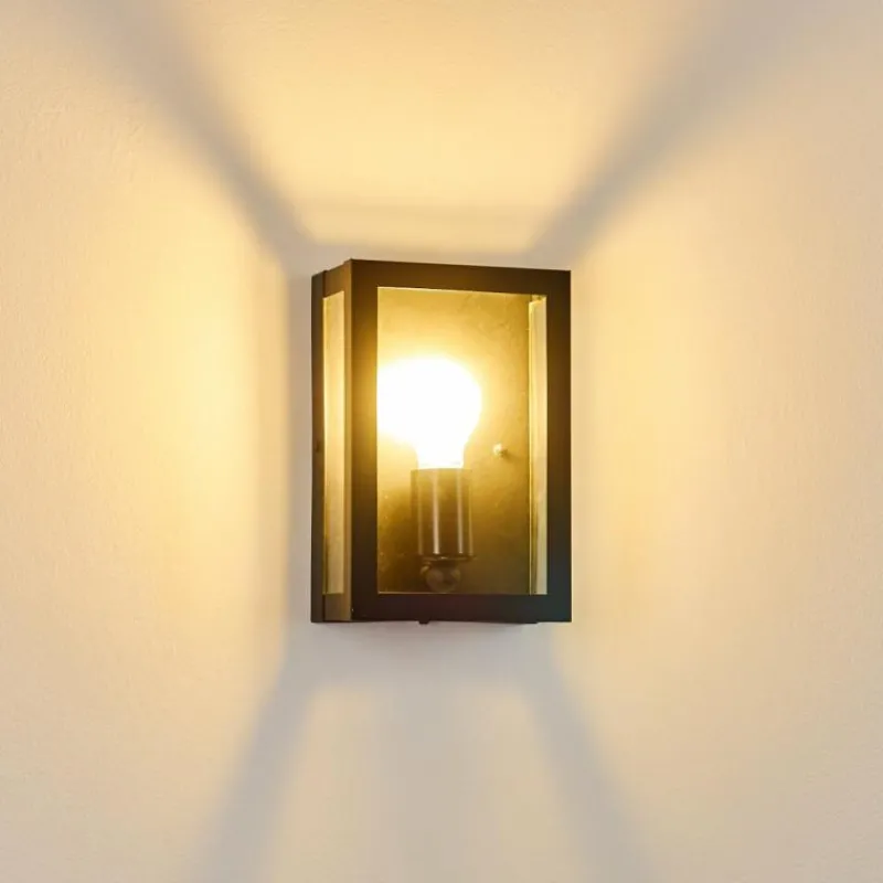 hofstein Applique murale d'extérieur Caudry Noir, 1 lumière