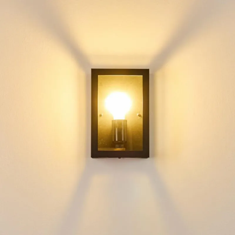 hofstein Applique murale d'extérieur Caudry Noir, 1 lumière