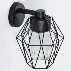 hofstein Applique murale d'extérieur Tartas Noir, 1 lumière