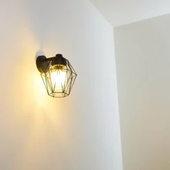 hofstein Applique murale d'extérieur Tartas Noir, 1 lumière