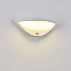 hofstein Applique murale d'extérieur Carano LED Blanc, 1 lumière, Détecteur de mouvement