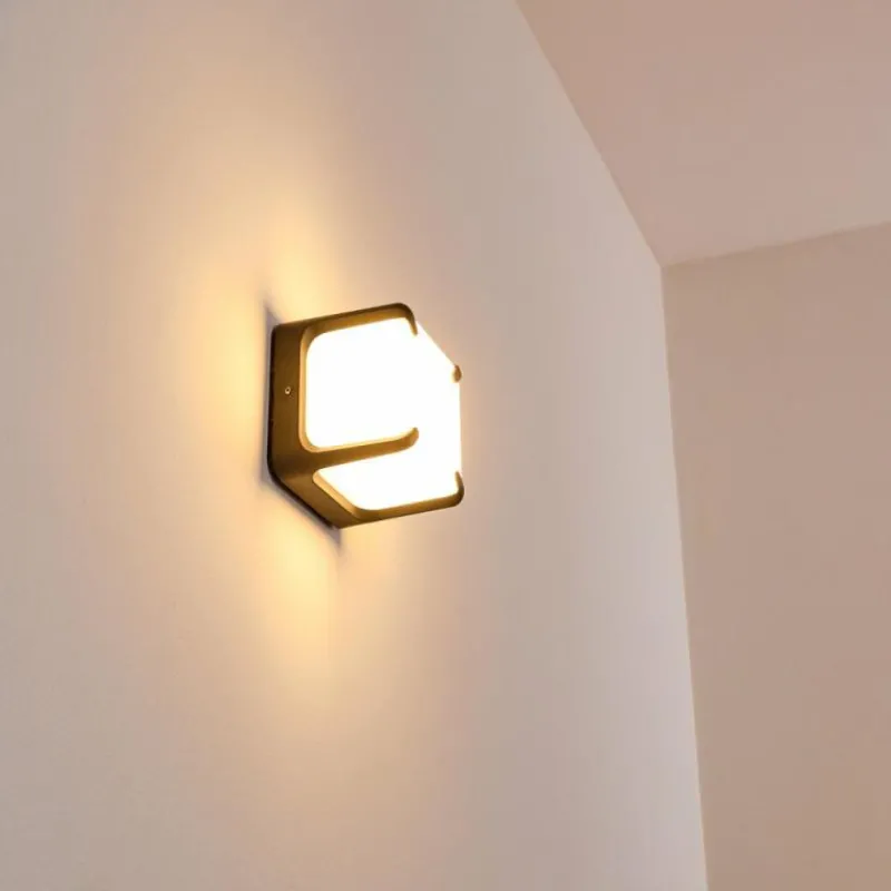 hofstein Applique murale d'extérieur Armor LED Anthracite, 1 lumière