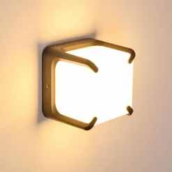 hofstein Applique murale d'extérieur Armor LED Anthracite, 1 lumière