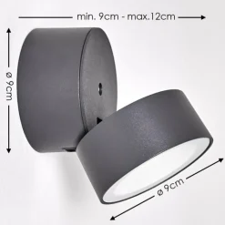 hofstein Applique murale d'extérieur Ripen LED Anthracite, 1 lumière