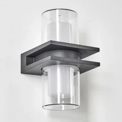 hofstein Applique murale d'extérieur Kekenis LED Anthracite, 1 lumière