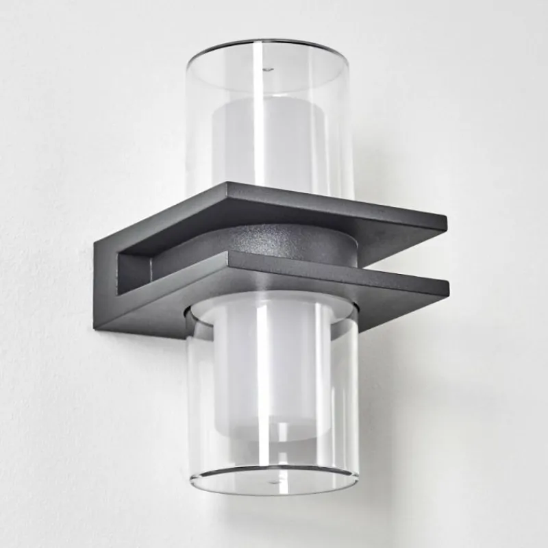 hofstein Applique murale d'extérieur Kekenis LED Anthracite, 1 lumière