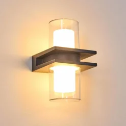 hofstein Applique murale d'extérieur Kekenis LED Anthracite, 1 lumière