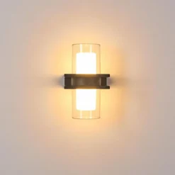 hofstein Applique murale d'extérieur Kekenis LED Anthracite, 1 lumière