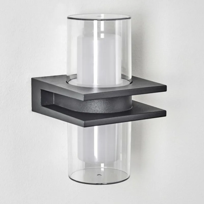 hofstein Applique murale d'extérieur Kekenis LED Anthracite, 1 lumière