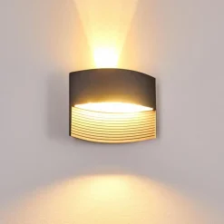 hofstein Applique murale d'extérieur Romo LED Anthracite, 1 lumière