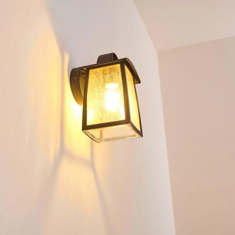 hofstein Applique murale d'extérieur Trosa Noir, 1 lumière