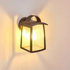 hofstein Applique murale d'extérieur Trosa Noir, 1 lumière