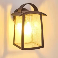 hofstein Applique murale d'extérieur Trosa Noir, 1 lumière