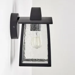 hofstein Applique murale d'extérieur Trosa Noir, 1 lumière