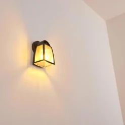 hofstein Applique murale d'extérieur Trosa Noir, 1 lumière